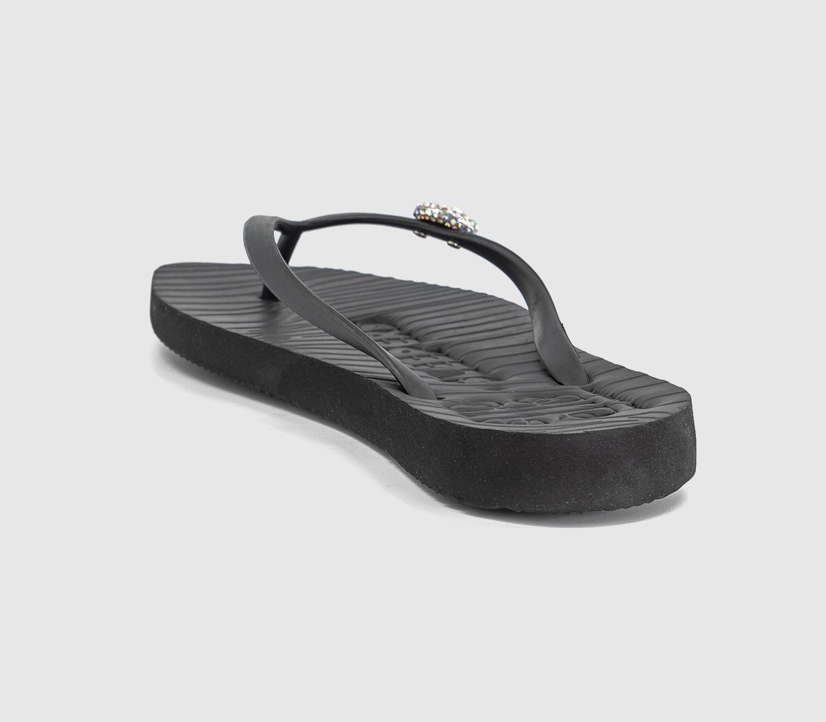 SleepersMarseille Diamond Flip FlopsBlack