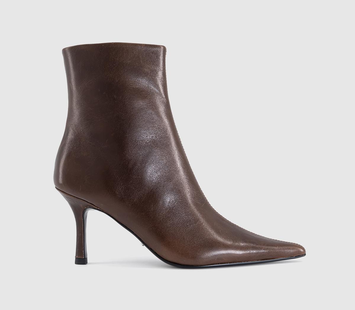 Tony Bianco Womens Sweetie Ankle Boots Chocolate Vintage Brown, 3