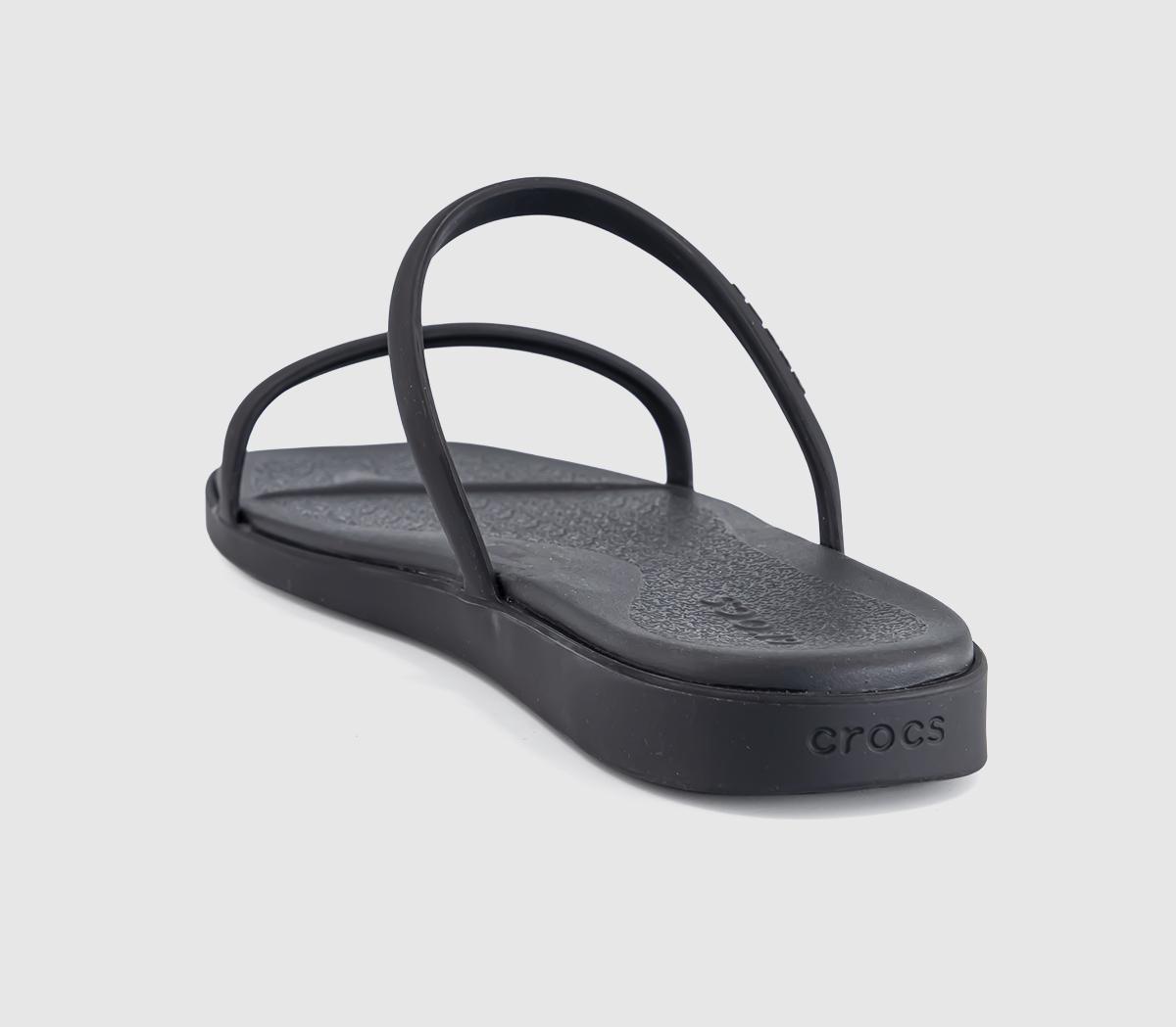 CrocsMiami Two Strap SandalsBlack