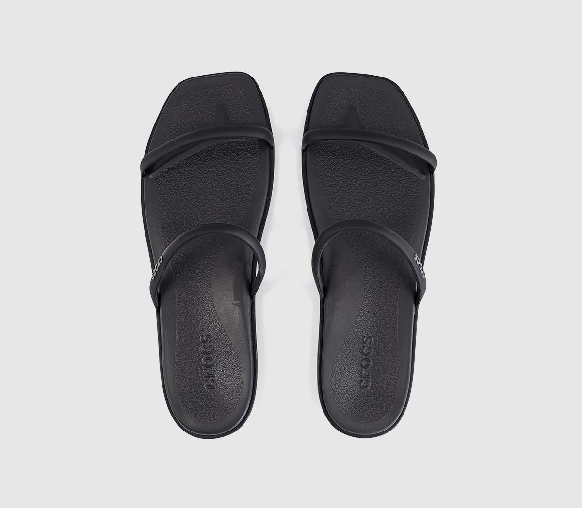CrocsMiami Two Strap SandalsBlack
