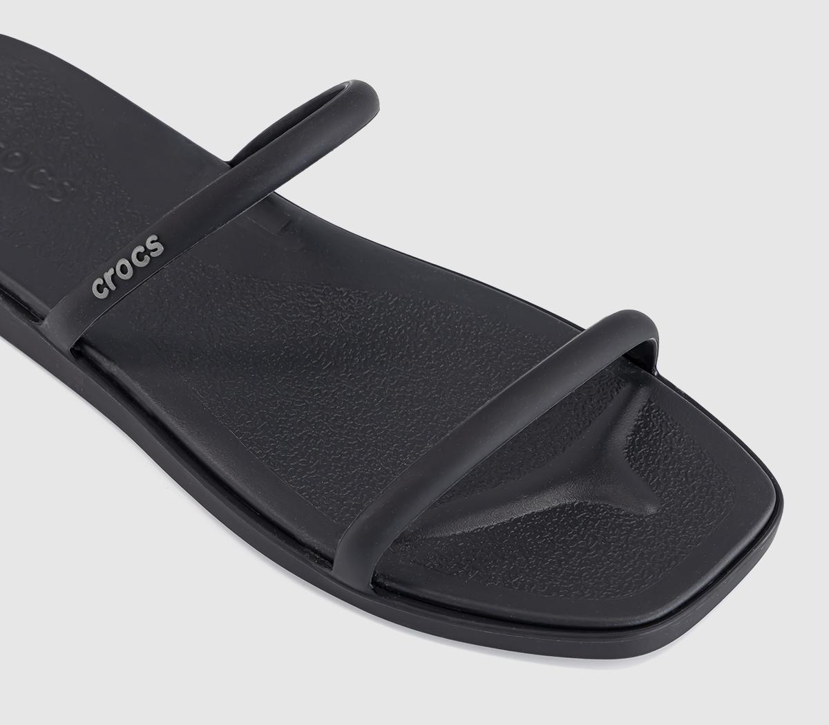 CrocsMiami Two Strap SandalsBlack