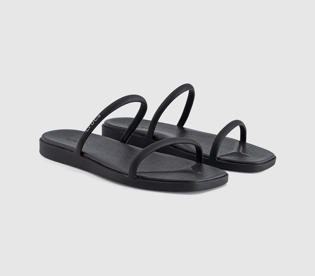 CrocsMiami Two Strap SandalsBlack