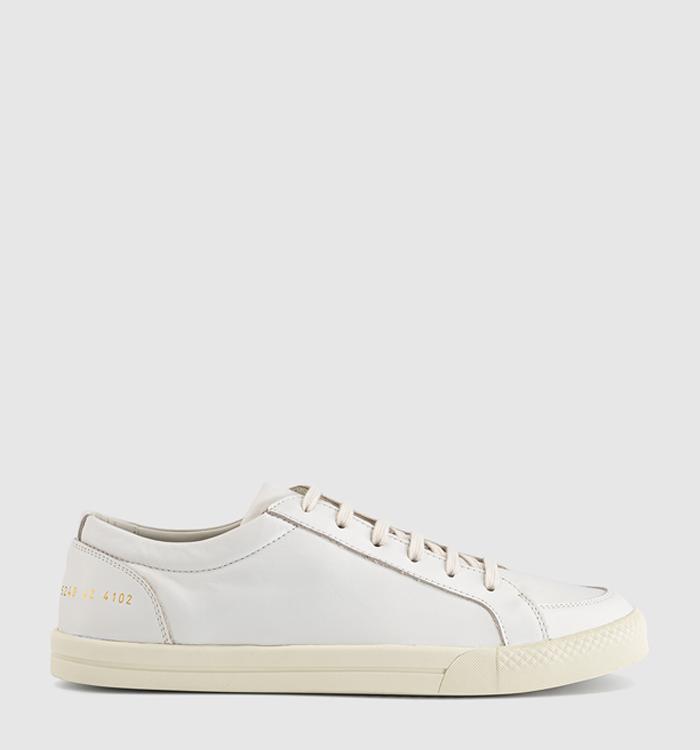 Common Projects Premium Skate Trainers Off White Leather