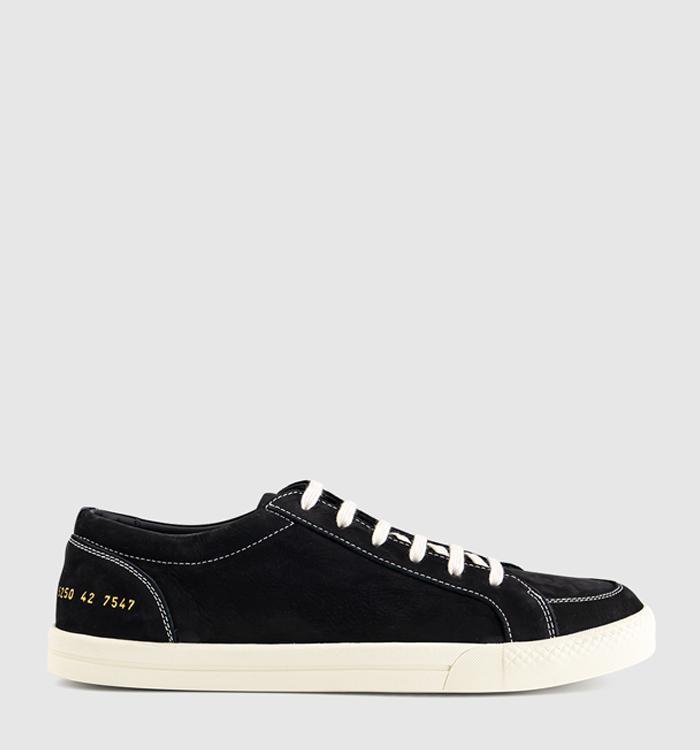 Common Projects Premium Skate Trainers Black Nubuck