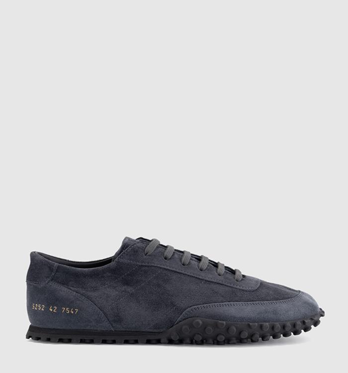 Common Projects Minimal Runner Seventy Trainers Off Black Suede