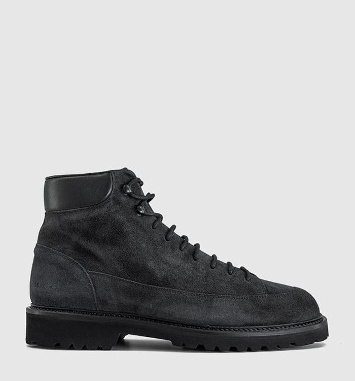 Common Projects Hiker Piuma Boots Dark Grey Suede