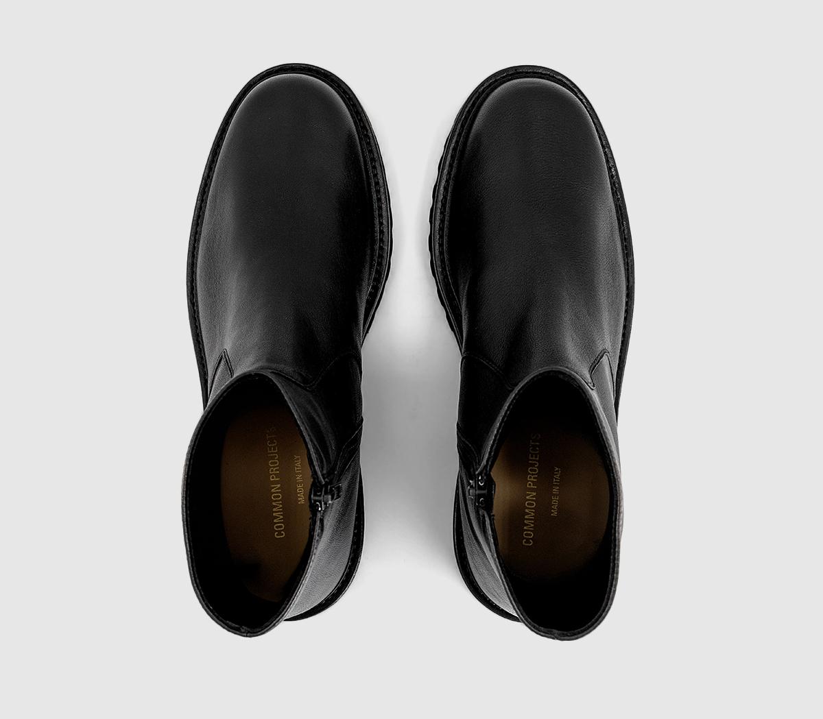 Common ProjectsZipper Piuma BootsBlack Leather
