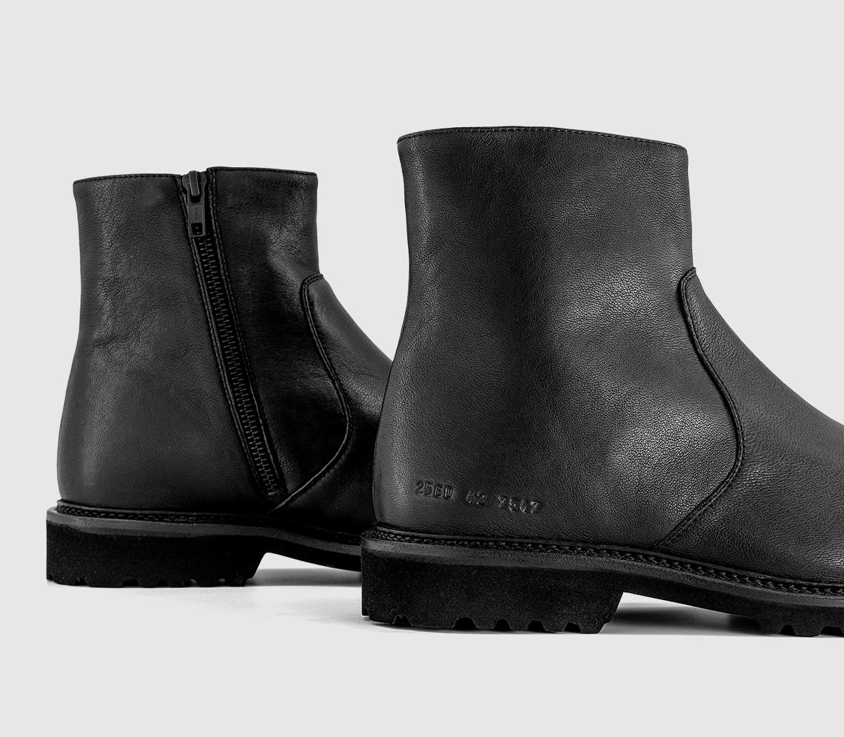 Common ProjectsZipper Piuma BootsBlack Leather