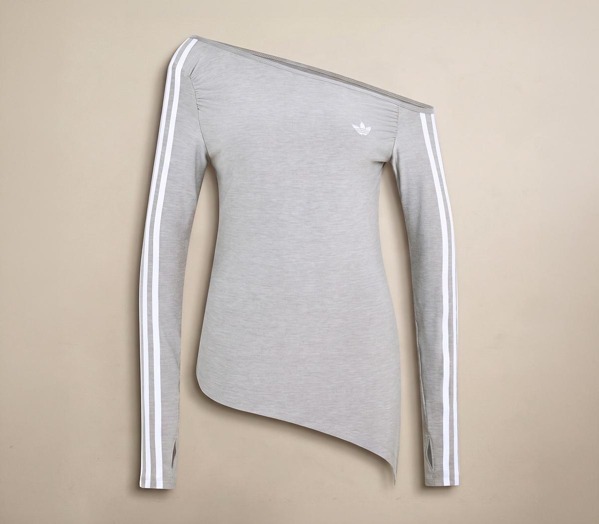 adidasAdidas Asymetic TopGrey