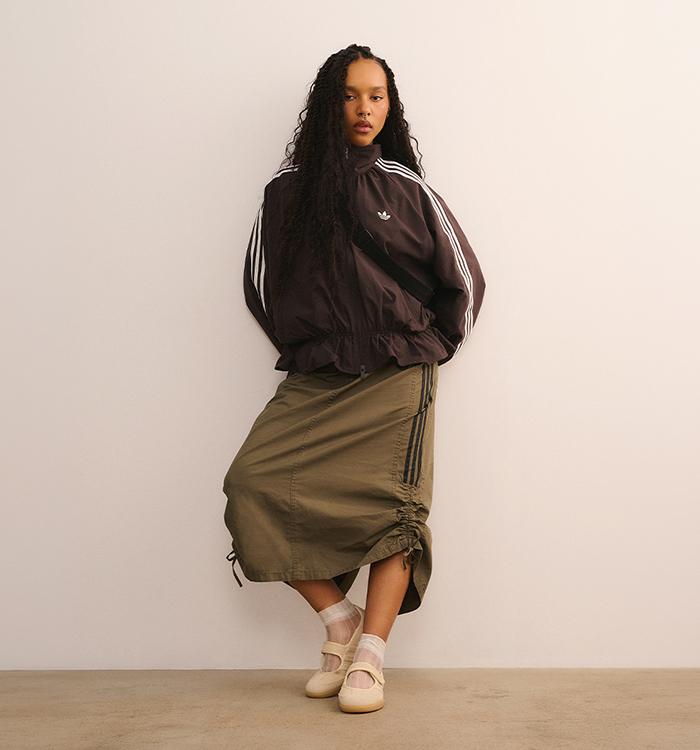 adidas Adidas Parachute Skirt Olive Strata