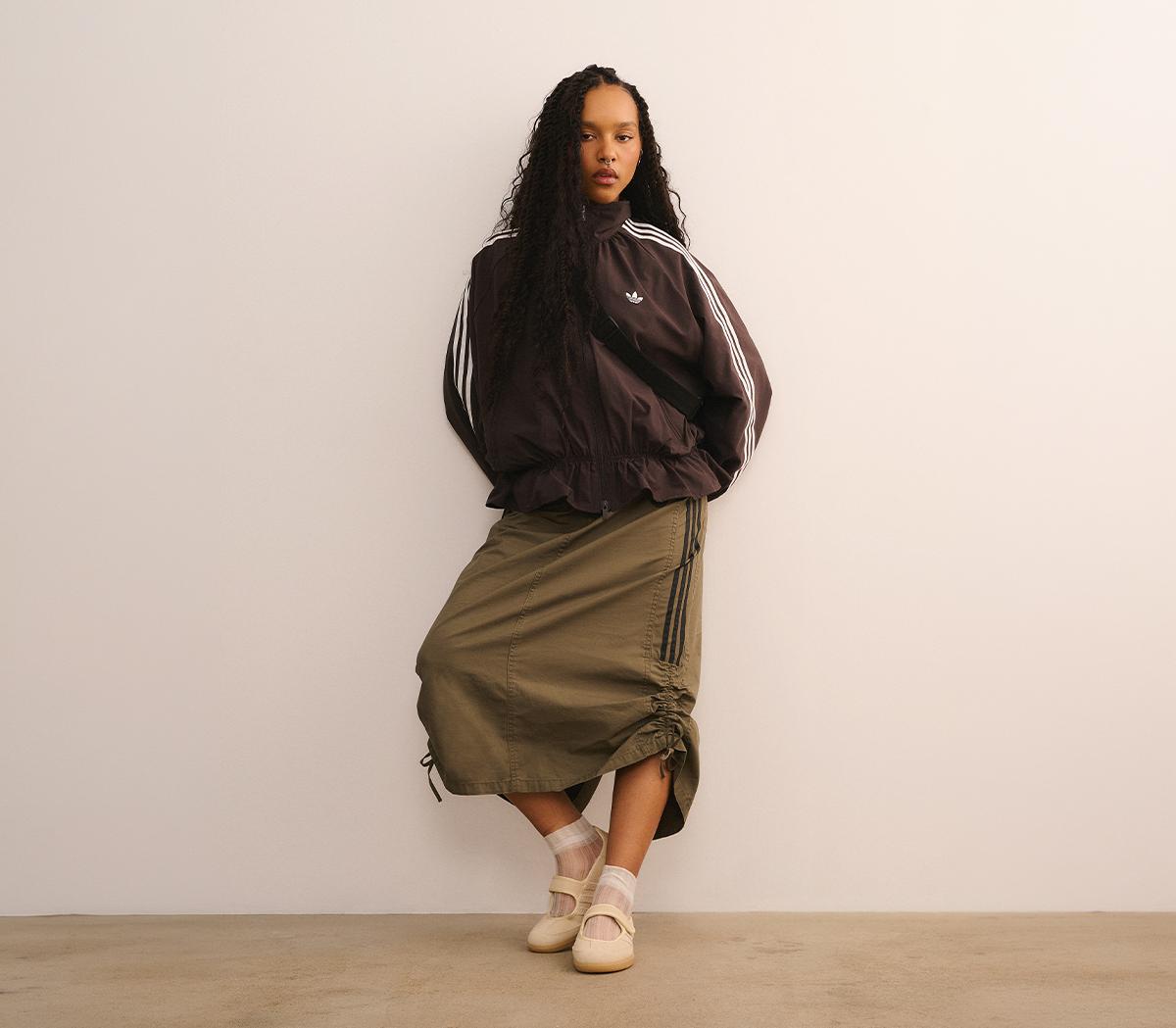 adidasAdidas Parachute SkirtOlive Strata