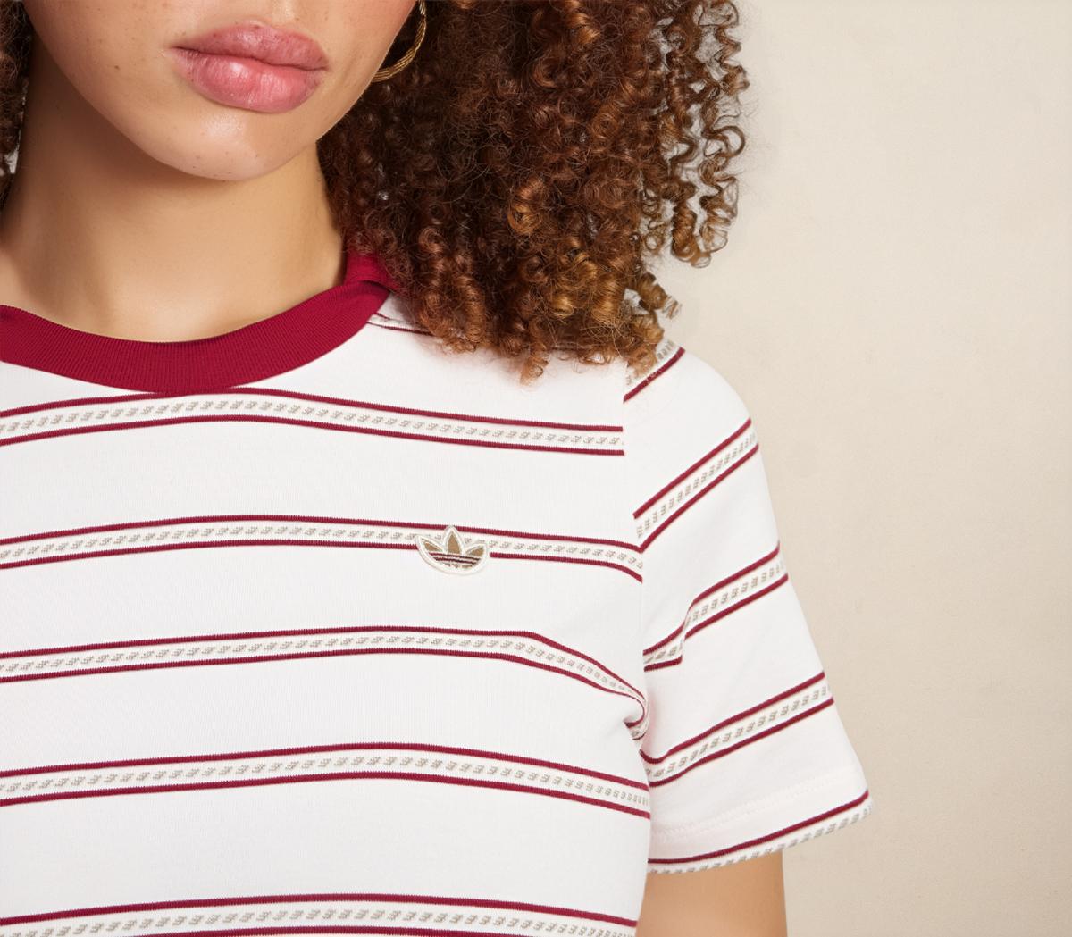 adidasadidas Resort PoloDistilled Pink Collegiate Burgundy