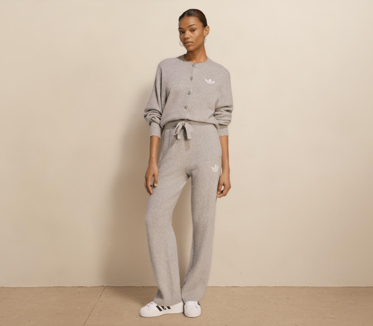 adidasAdidas Knit PantsMedium Grey Heather