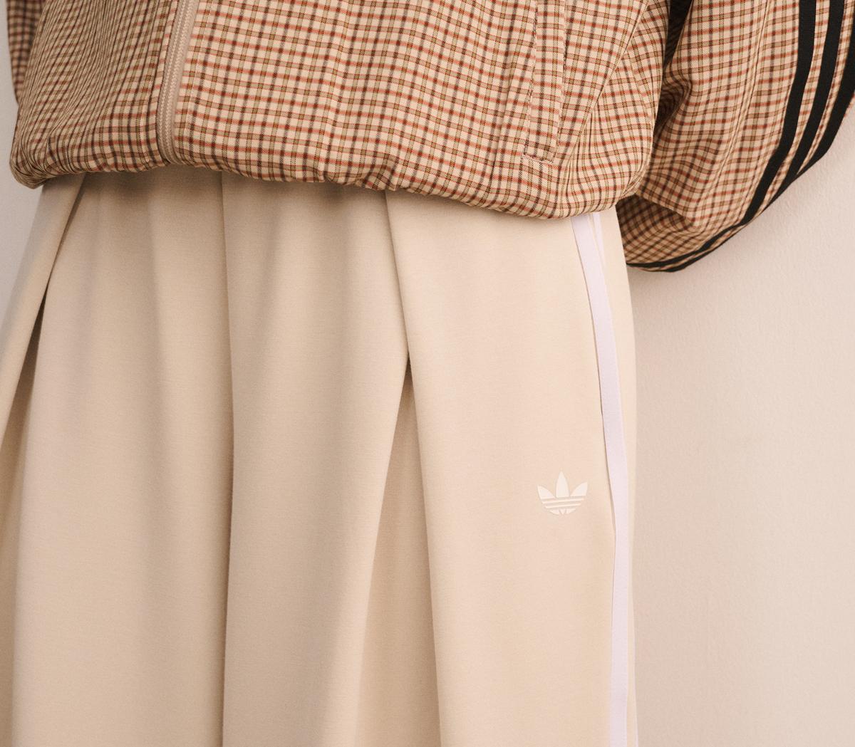 adidasadidas Adiluna X Jennie Pleated Track PantClear Brown
