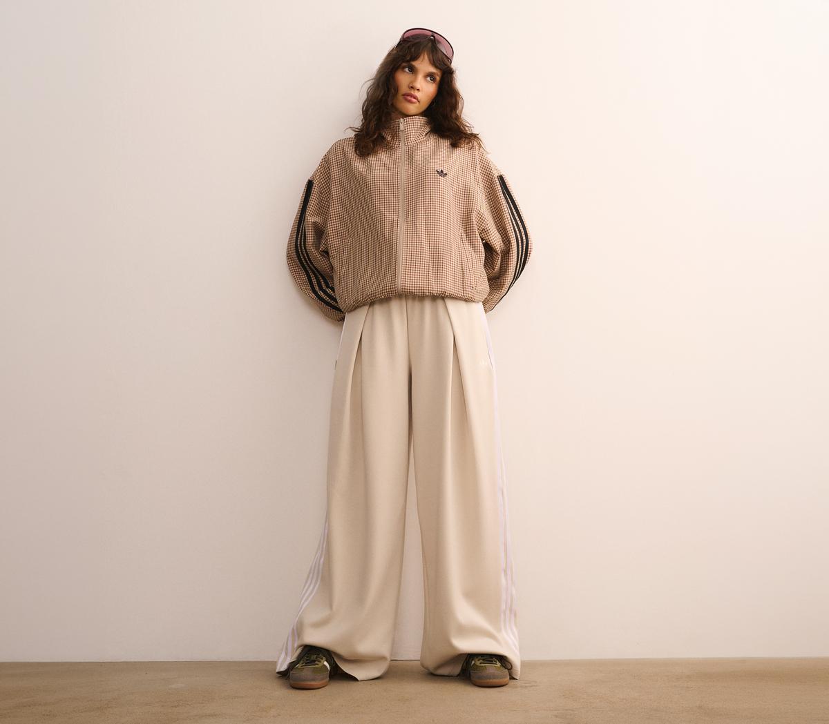 adidasadidas Adiluna X Jennie Pleated Track PantClear Brown