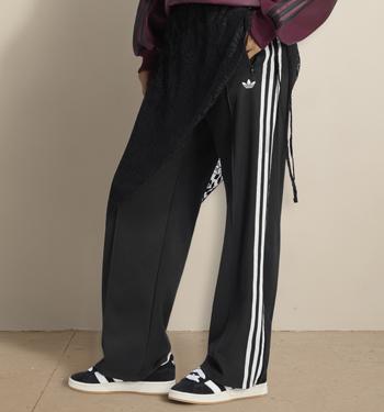adidas Adidas Lace Firebird Loose Track Pants Black