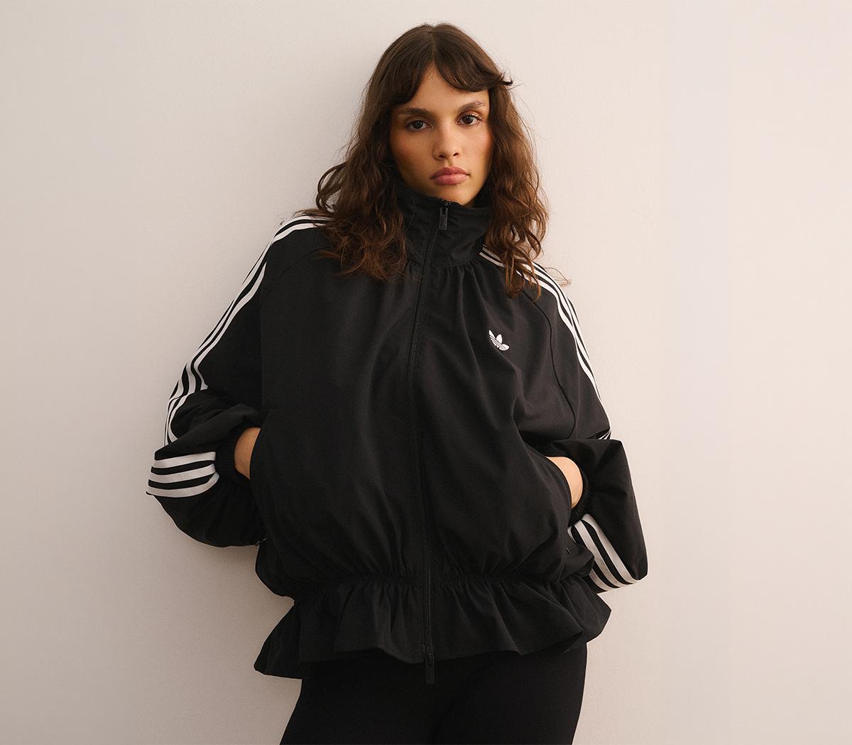 adidasAdidas Blousy Oversized Fb Track TopBlack Three