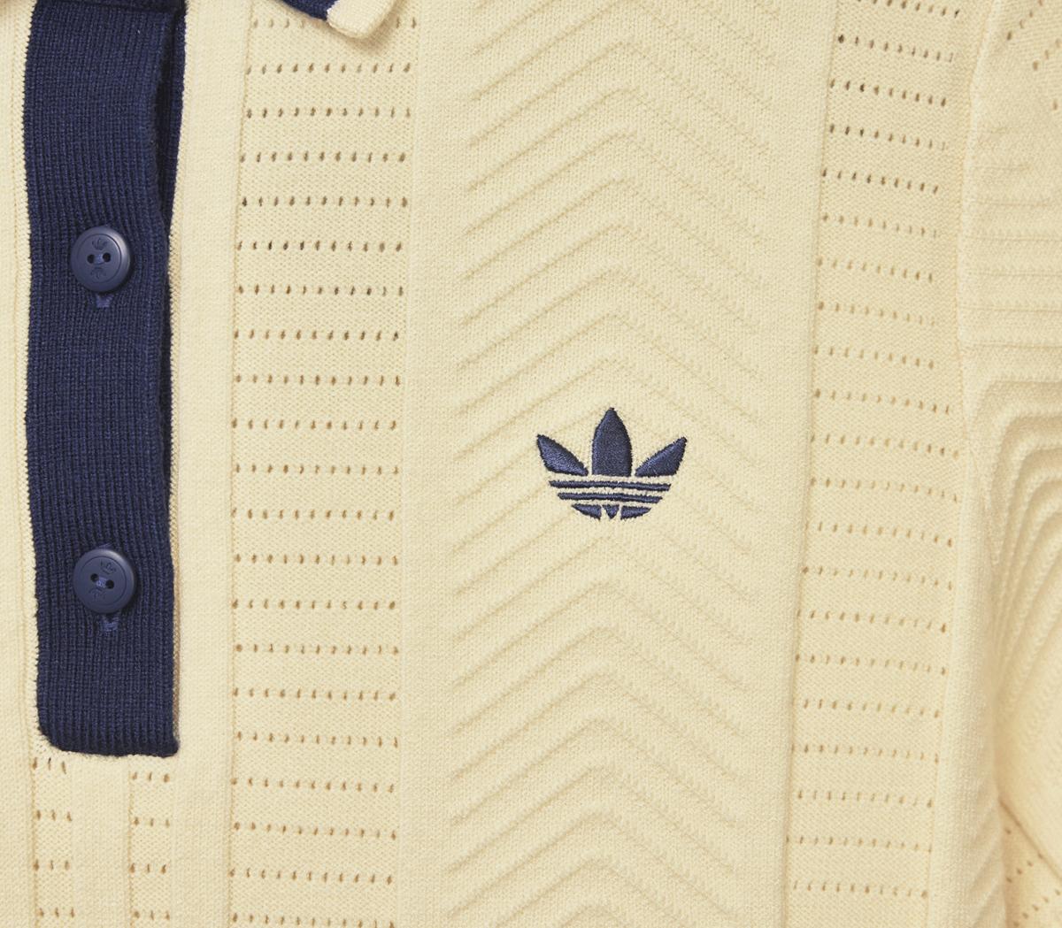 adidasadidas Knit Track TopWarm Vanilla