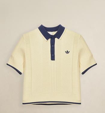 adidas adidas Knit Track Top Warm Vanilla