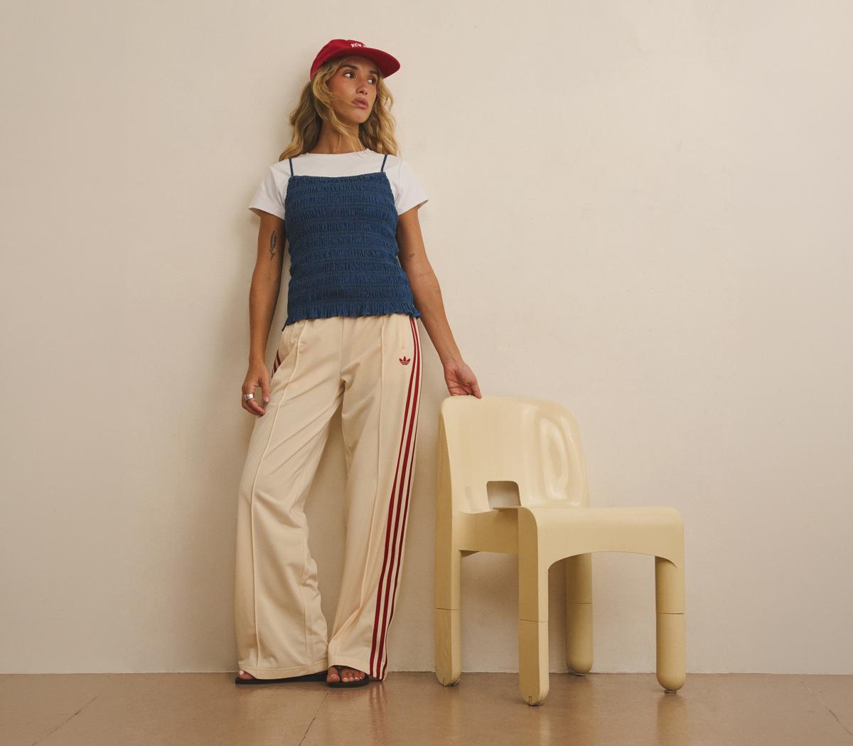 adidasadidas Firebird Track PantsWarm Vanilla Team Victory Red