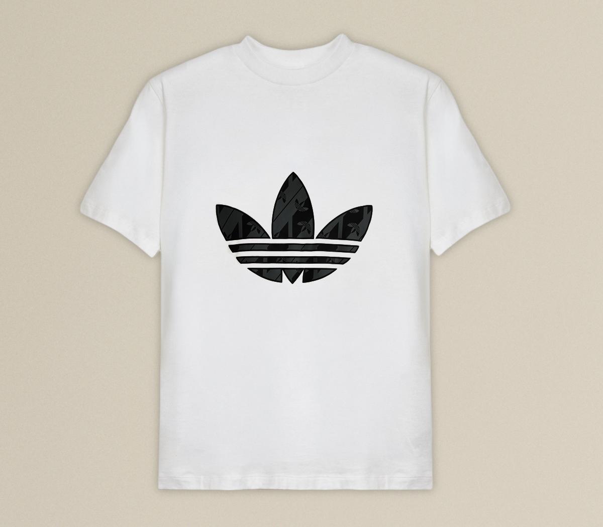 adidasadidas Monogram TeeWhite Black