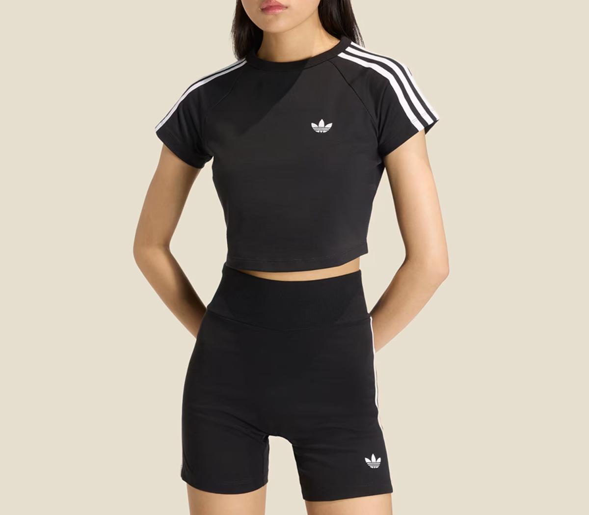 adidasadidas SST Baby TeeBlack Black White