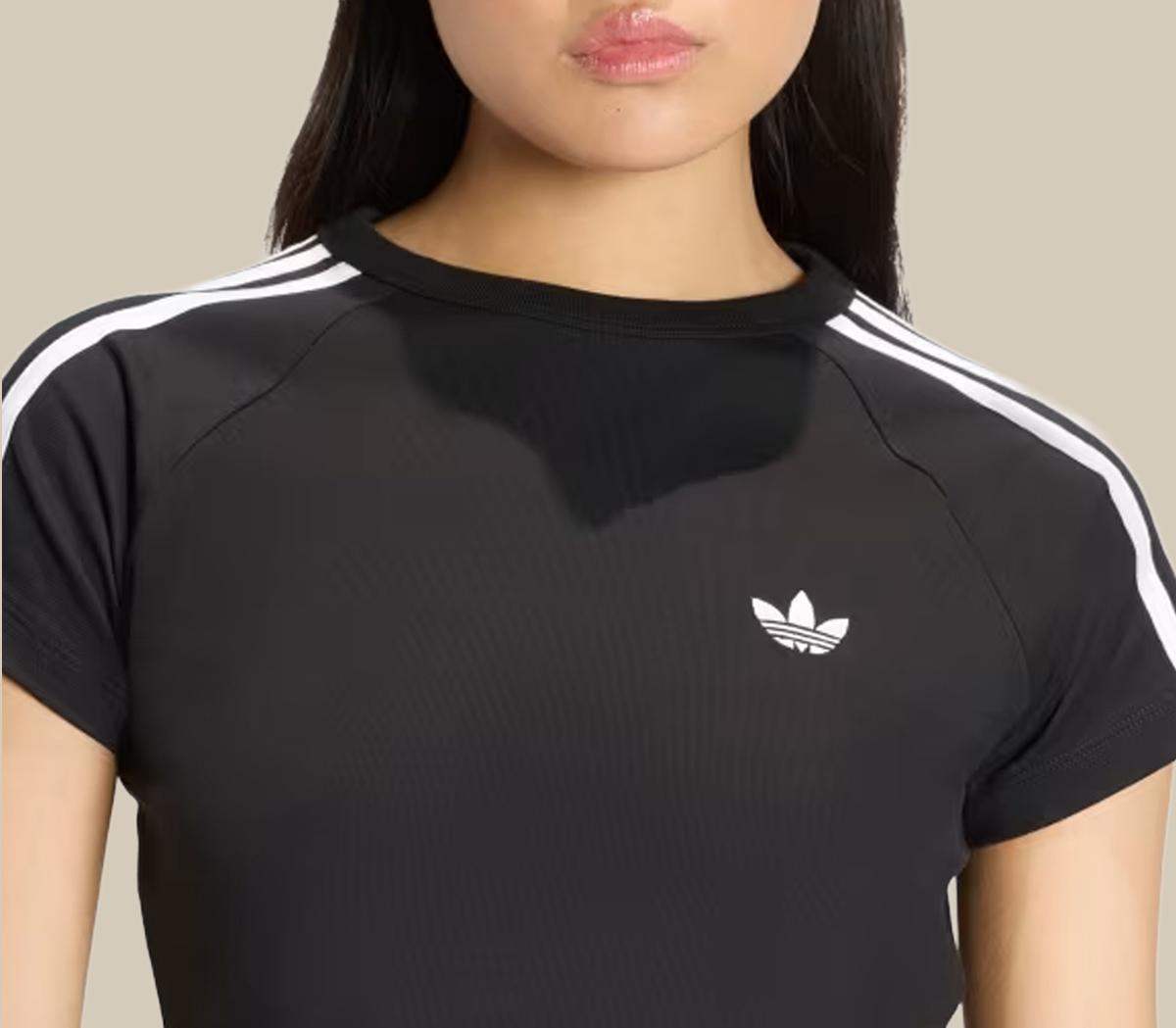 adidasadidas SST Baby TeeBlack Black White