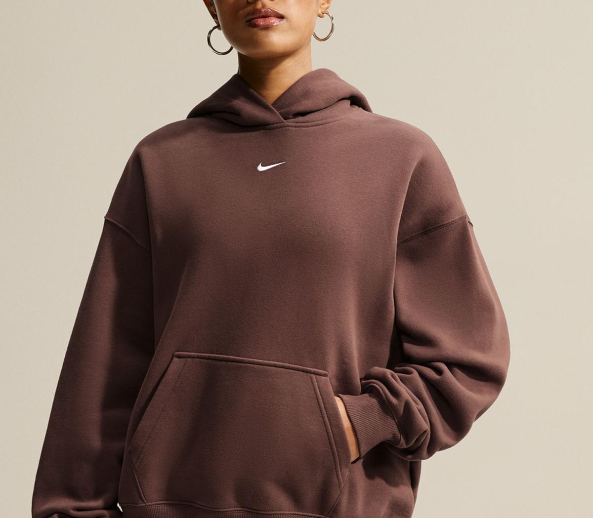 NikeNike Studio Fleece Pull Over HoodieCacao Wow