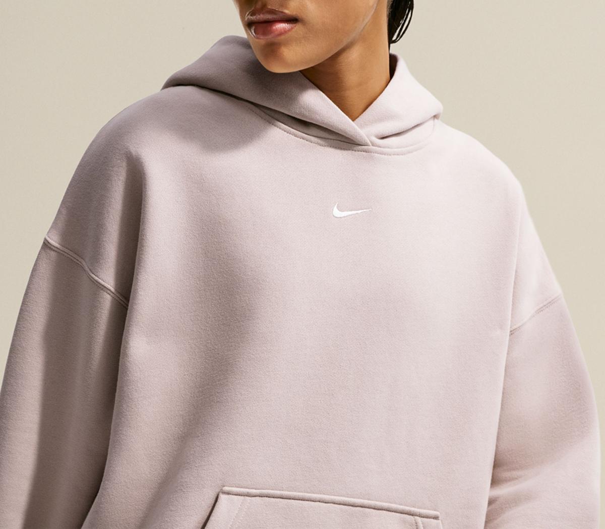 NikeNike Studio Fleece Pull Over HoodieCream Linen