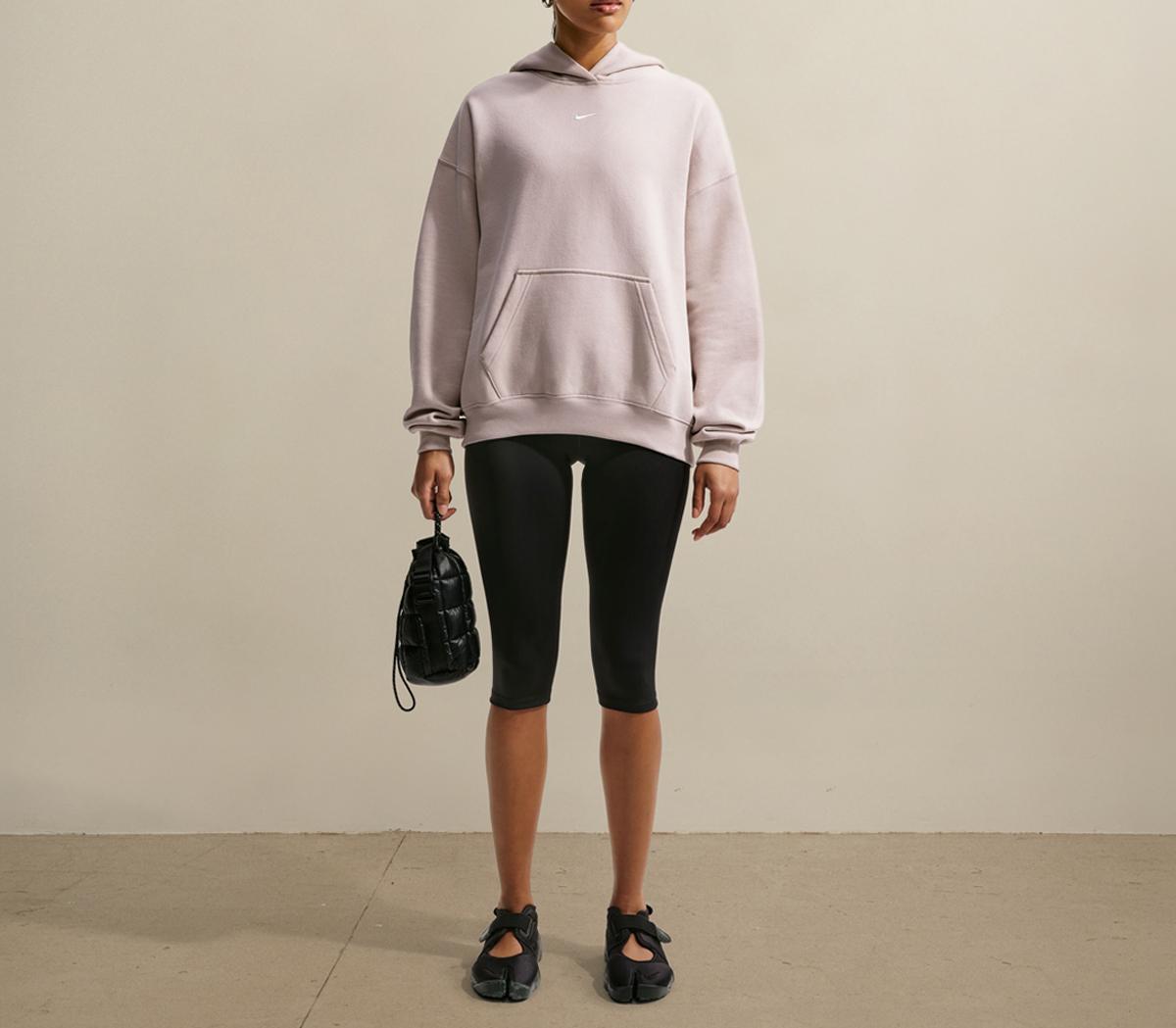 NikeNike Studio Fleece Pull Over HoodieCream Linen