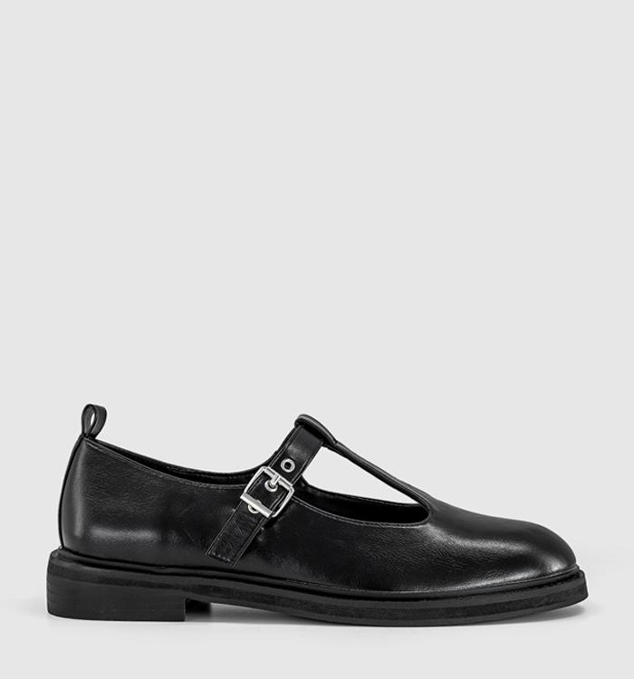OFFICE Forecast - Punch Detail T-bar Shoe Black