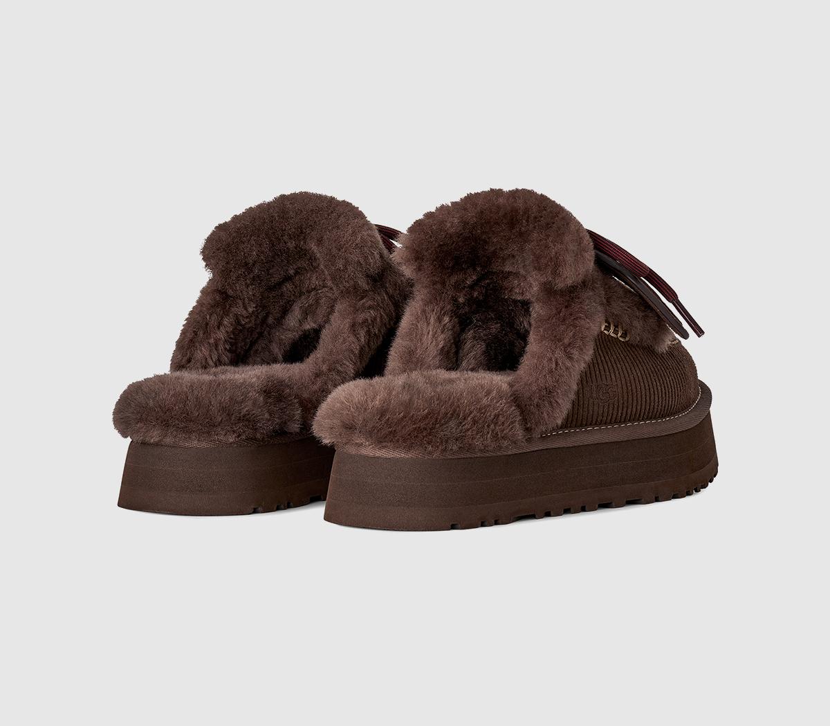UGGDisquette Heritage SlippersBurnt Cedar