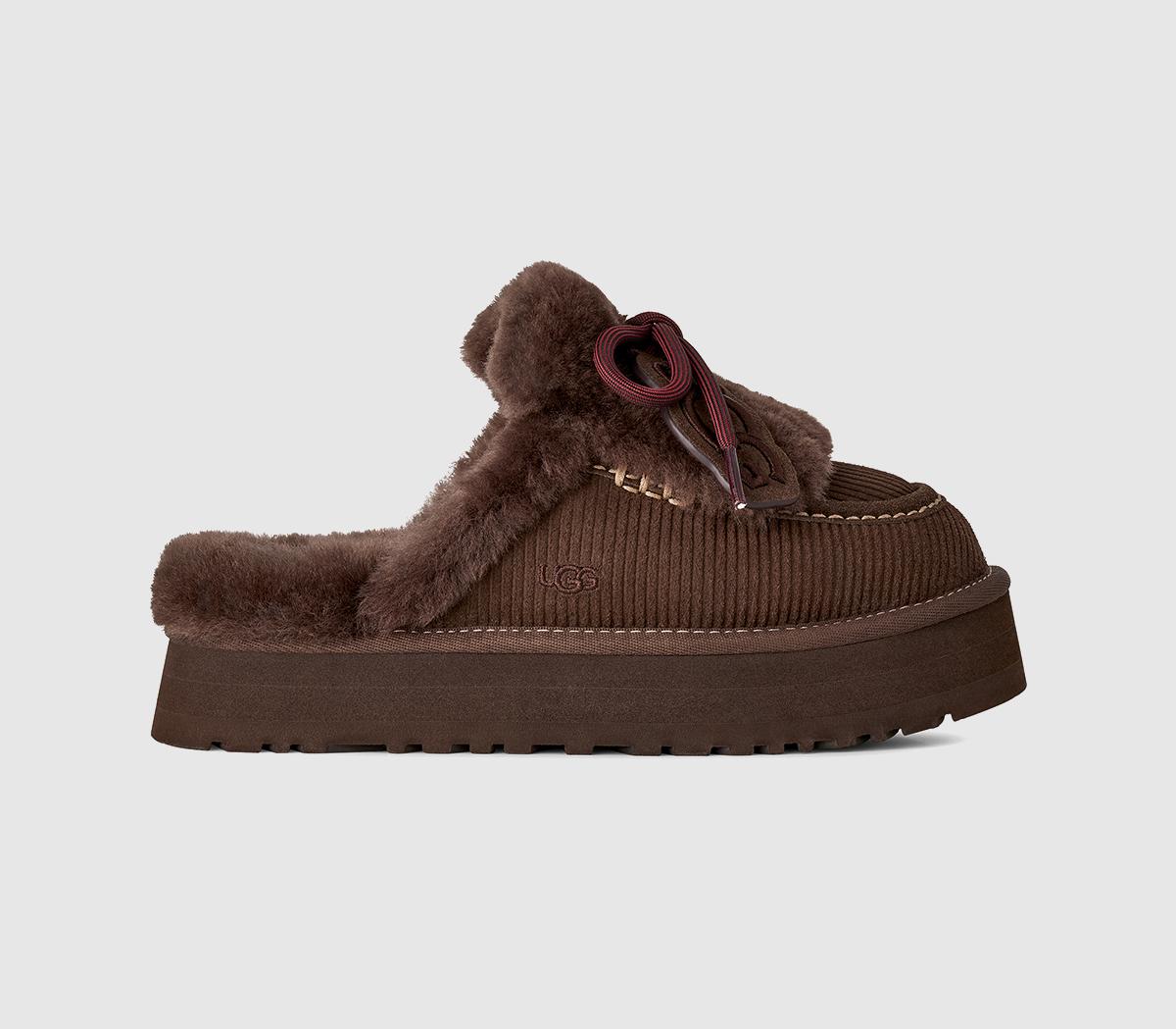UGGDisquette Heritage SlippersBurnt Cedar