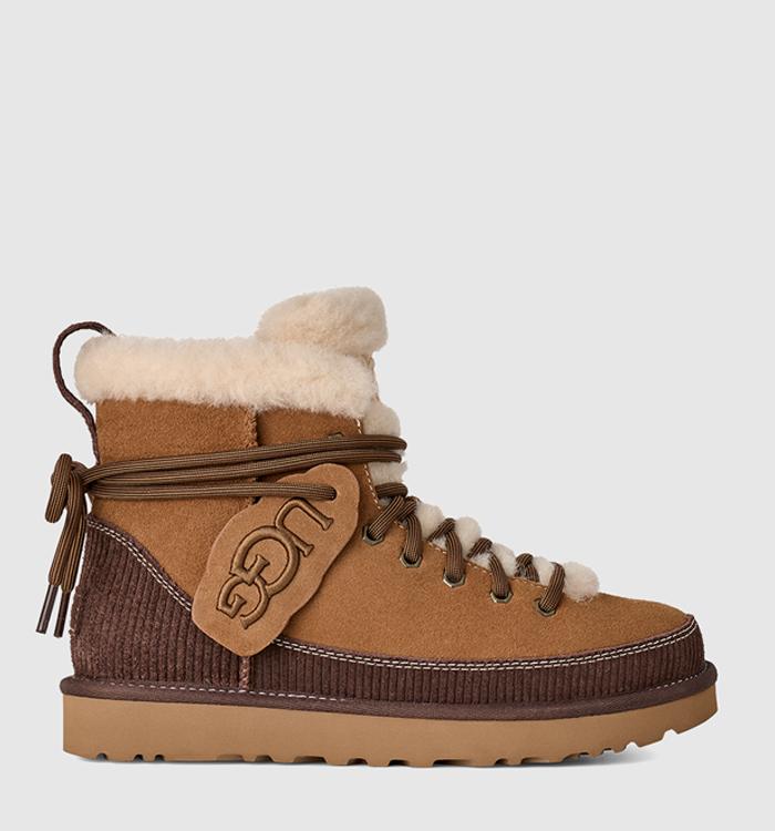 UGG Classic Heritage Lace Up Boots Chestnut