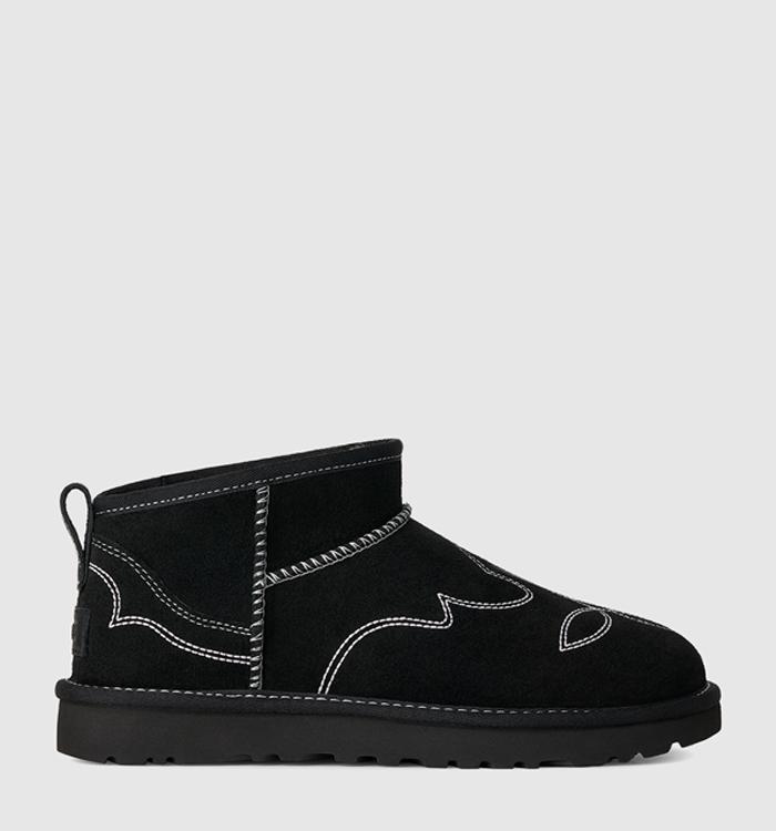 UGG Classic Ultra Mini Western Black