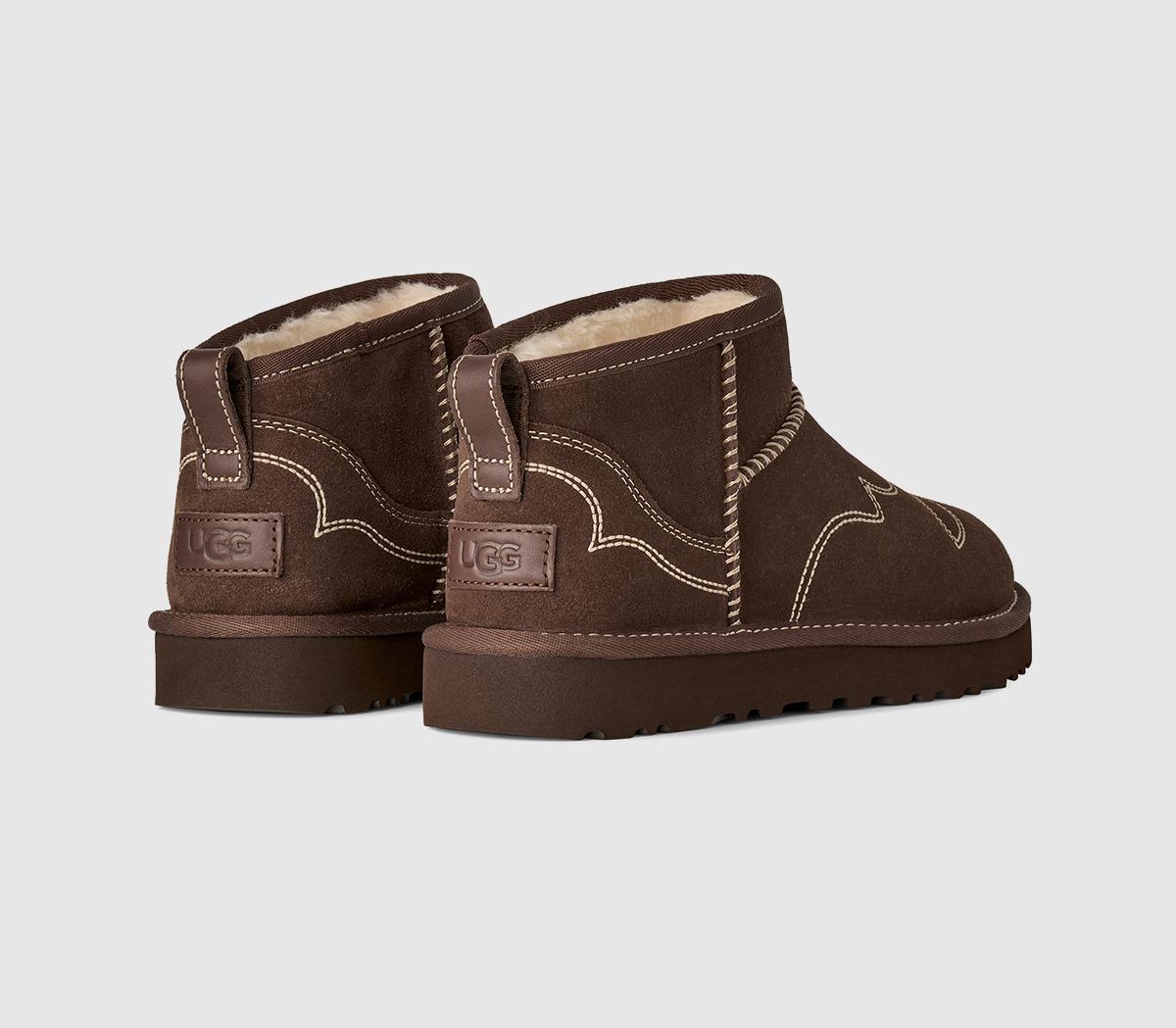 UGGClassic Ultra Mini WesternBurnt Cedar
