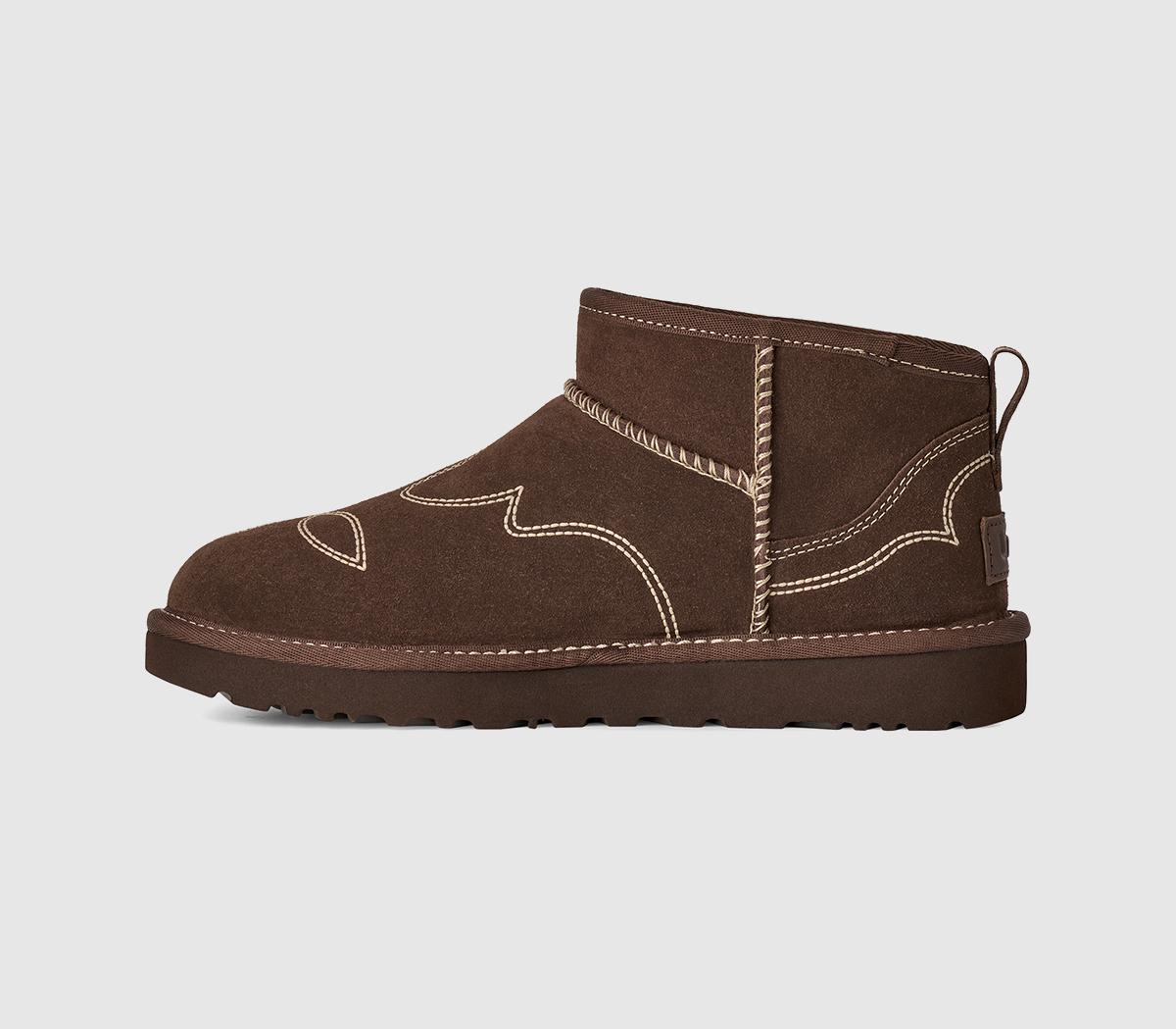 UGGClassic Ultra Mini WesternBurnt Cedar