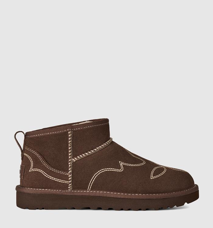 UGG Classic Ultra Mini Western Burnt Cedar