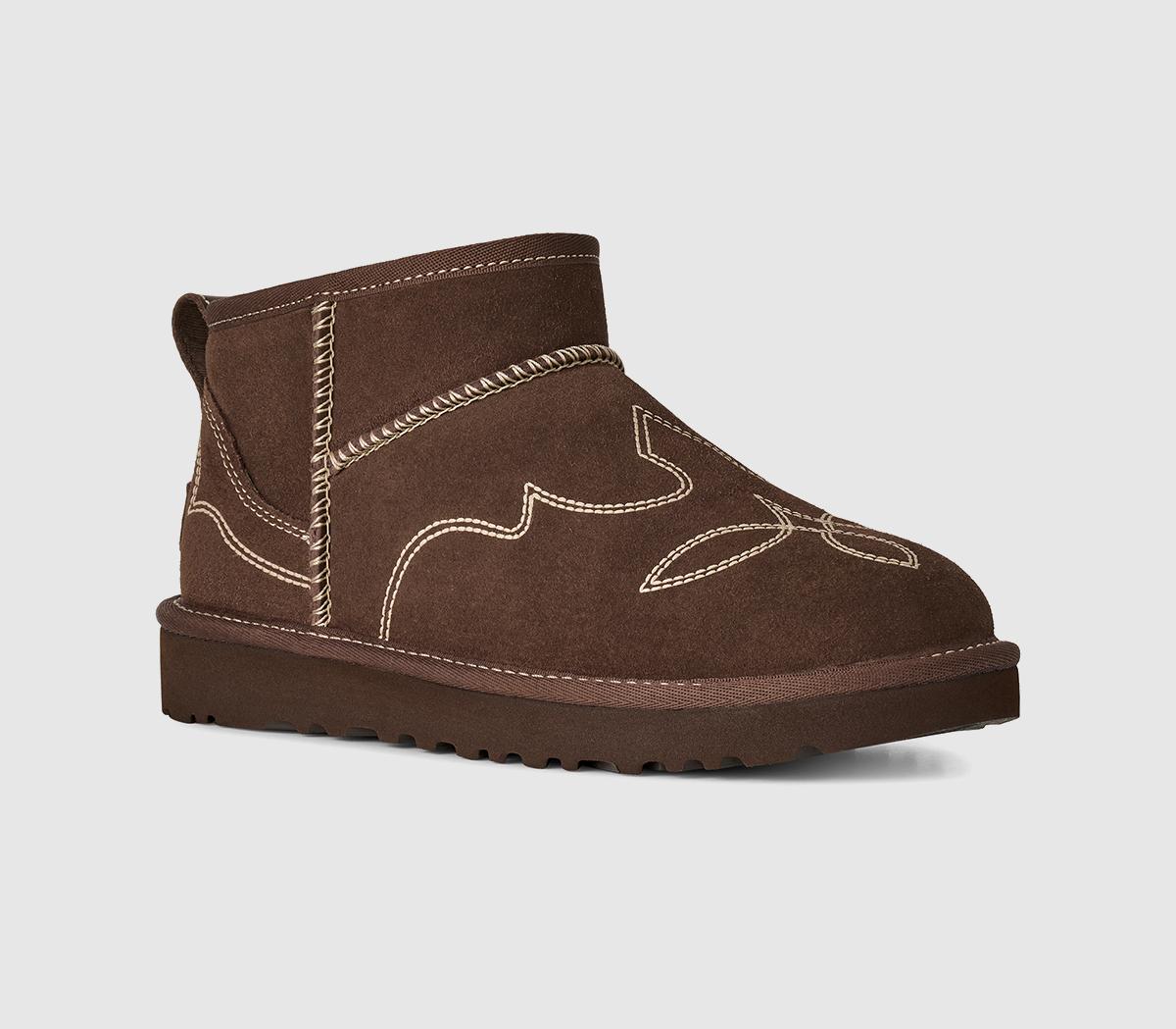 UGGClassic Ultra Mini WesternBurnt Cedar