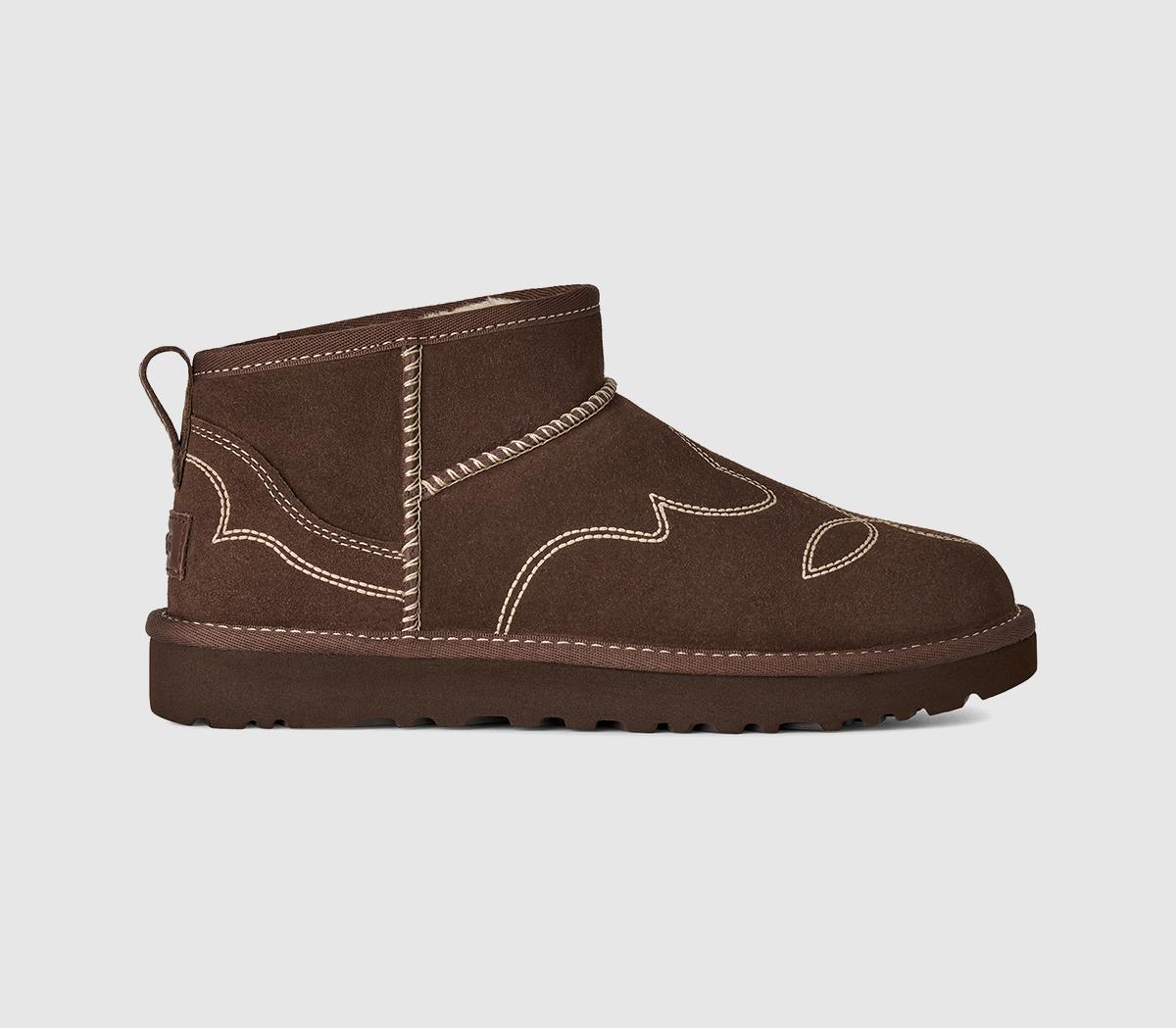 UGGClassic Ultra Mini WesternBurnt Cedar