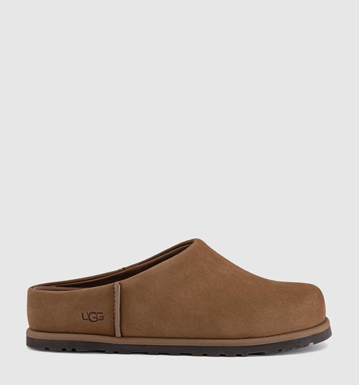 UGG Olzo Clogs Dark Chestnut