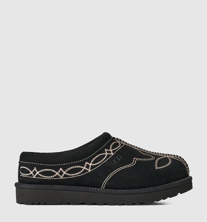 UGG Tasman Western Slippers Black