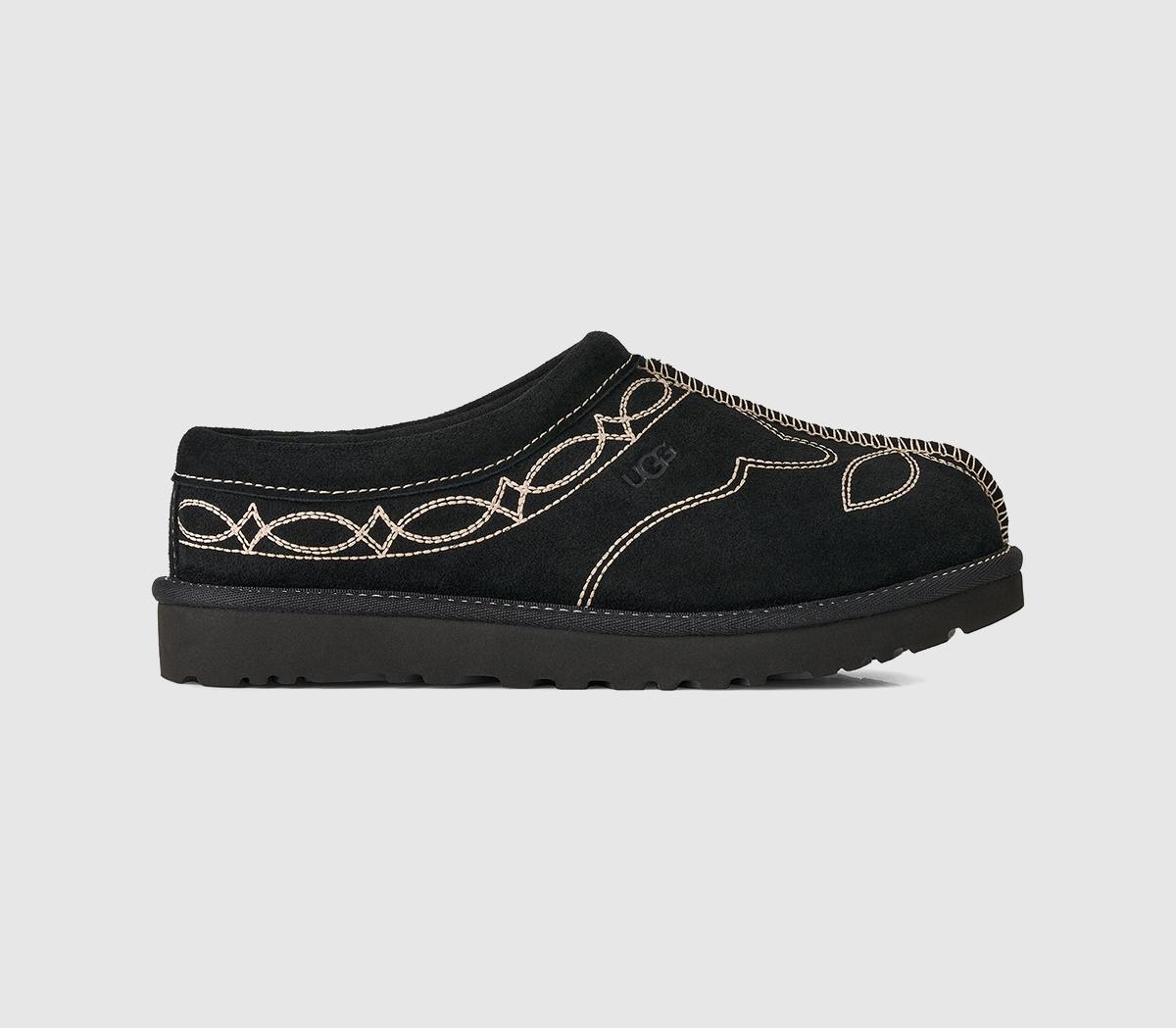 UGG® Tasman Western in Black, Size 8, Polyester/Wool - Image 2