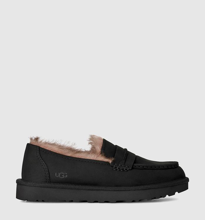 UGG Ellis Nubuck Loafers Black