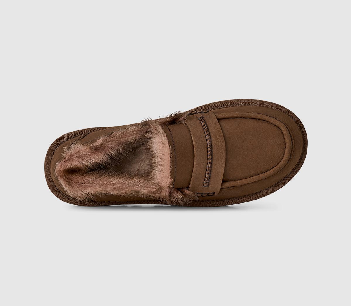 UGGEllis Nubuck LoafersDark Chestnut