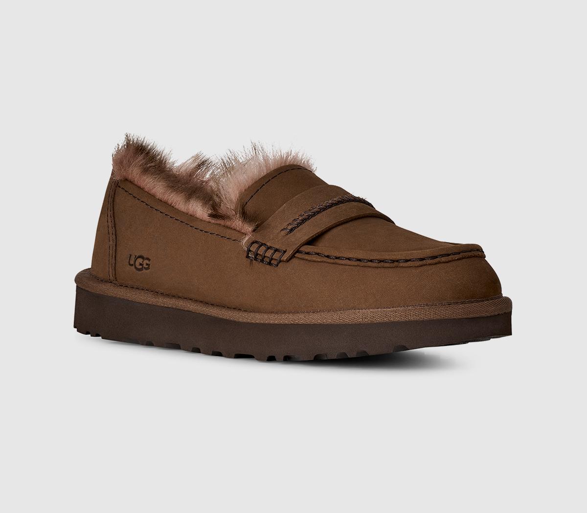 UGGEllis Nubuck LoafersDark Chestnut