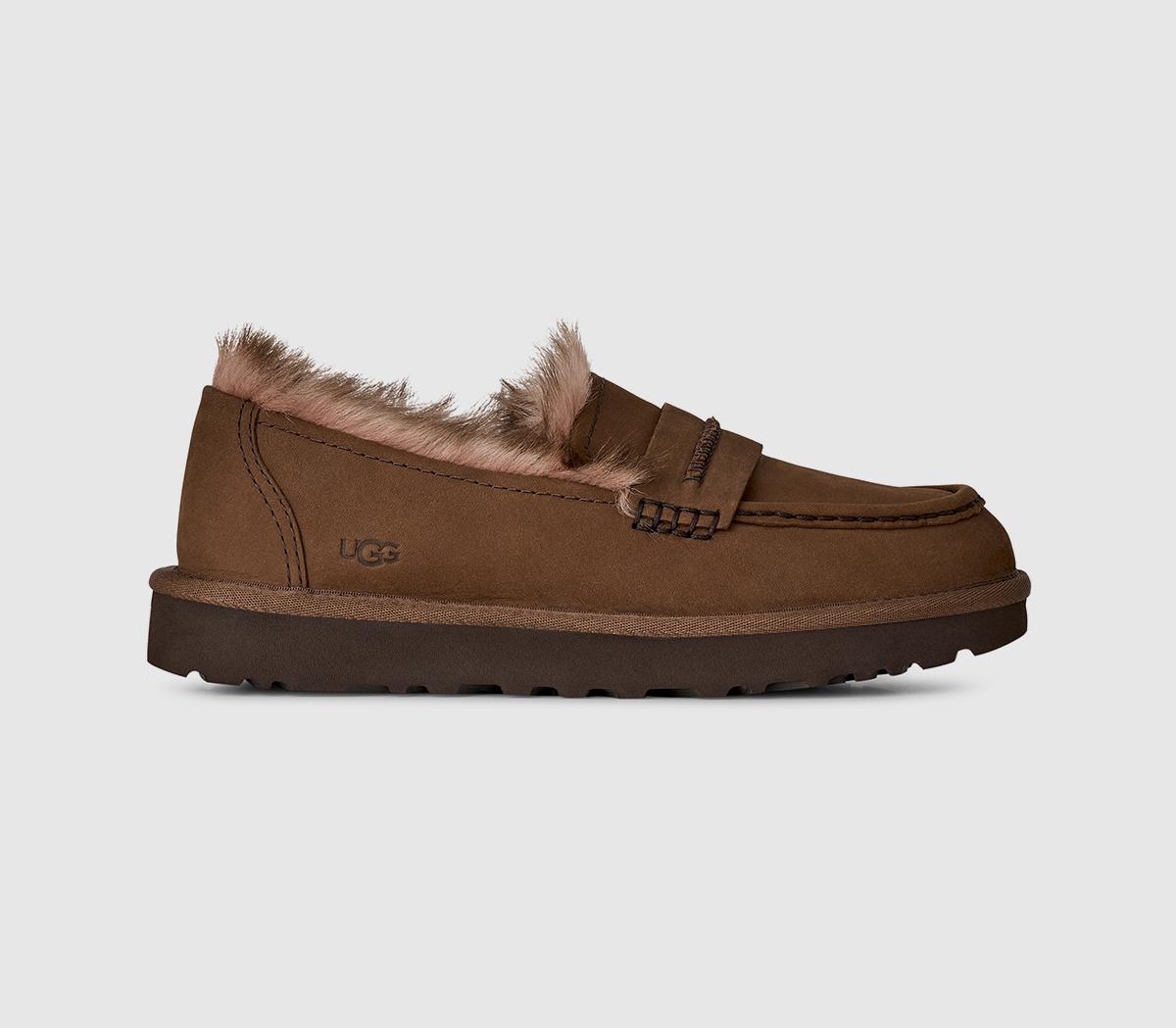 UGGEllis Nubuck LoafersDark Chestnut