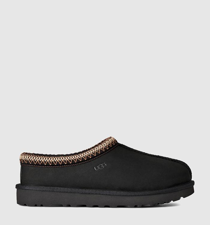 UGG Tasman II Nubuck Slippers Black