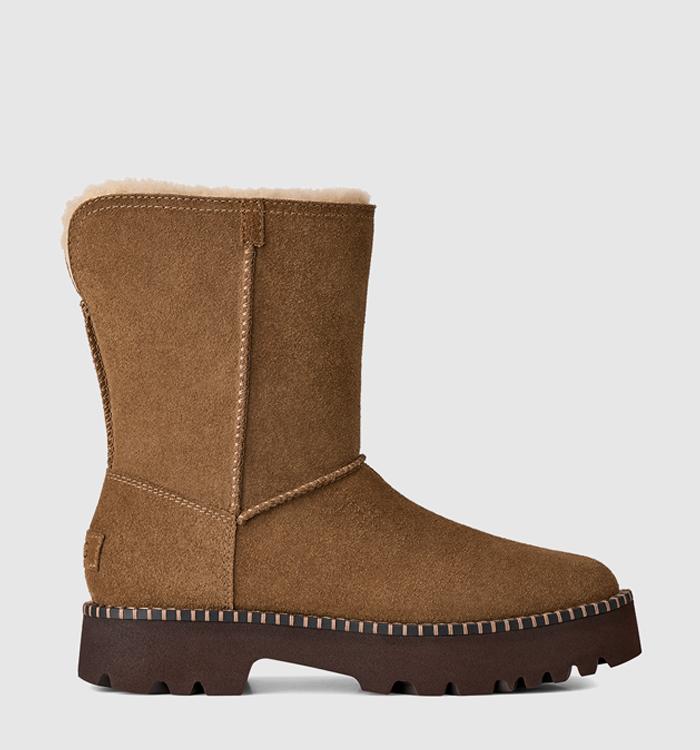 UGG Uptowner Short Boots Light Bronze