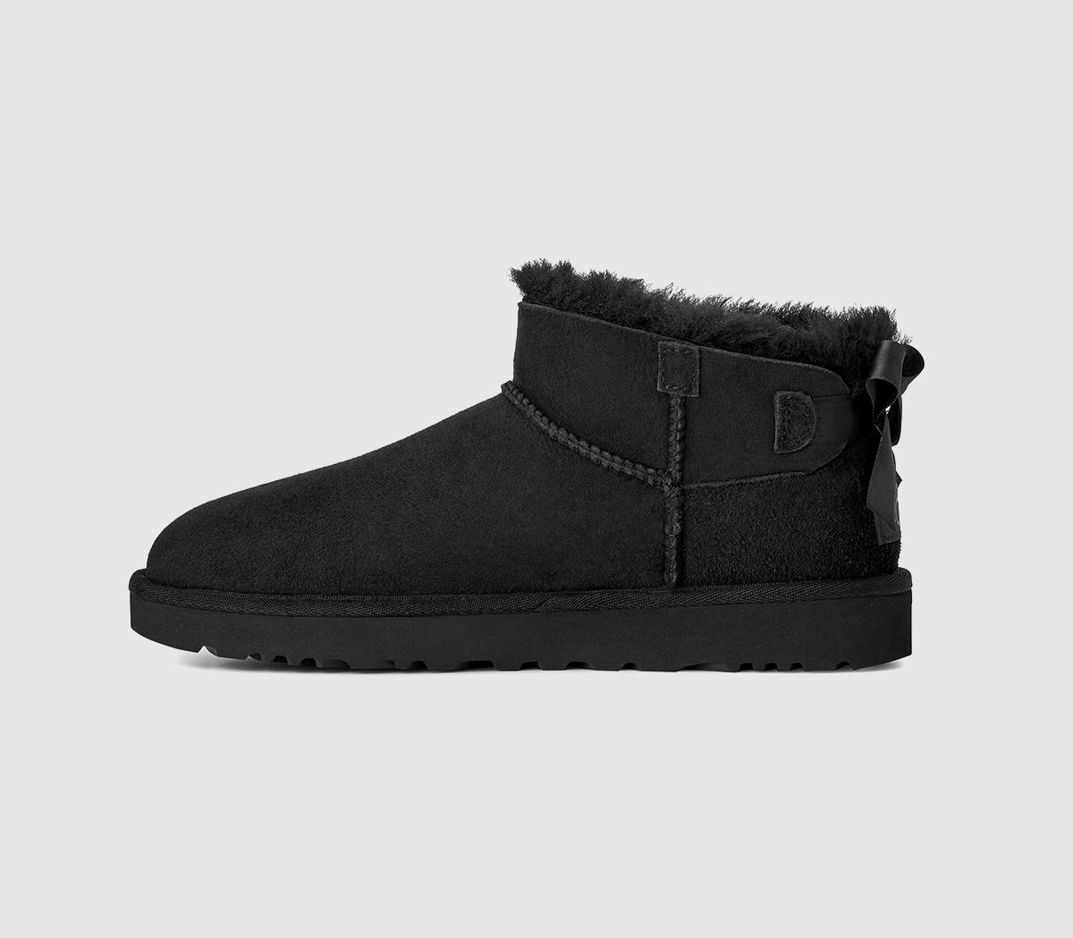 UGGUltra Mini Bailey Bow BootsBlack